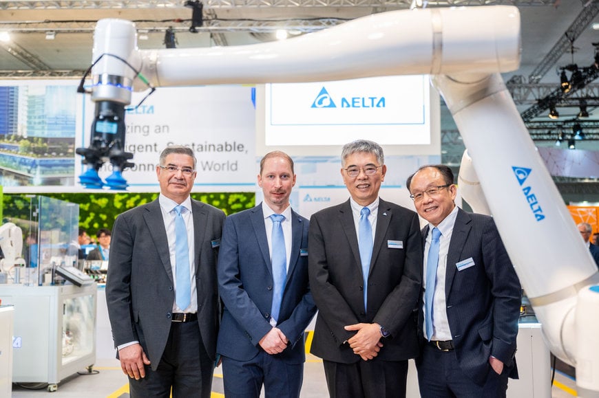 Delta svela soluzioni rivoluzionarie per la produzione intelligente e la mobilità elettrica alla Hannover Messe 2024 